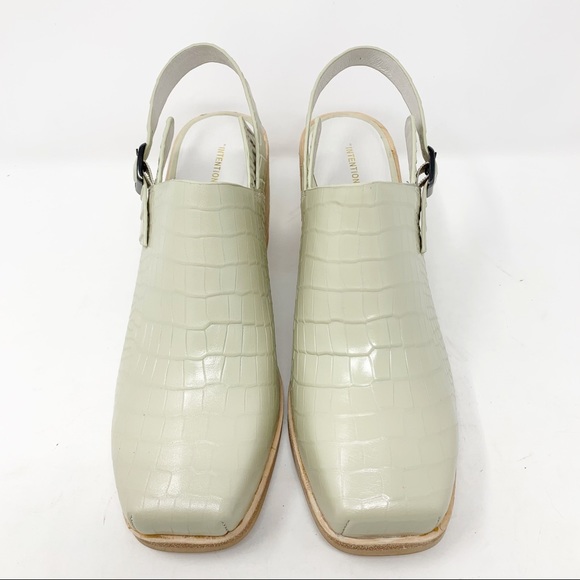 intentionally blank Shoes | Intentionally Blank Honcho Lizard Slingback Clogs | Poshmark
